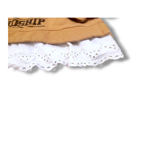 Zara X Peanuts Girls 8 Snoopy Eyelit Lace Sweatshirt - Picture 2 of 4